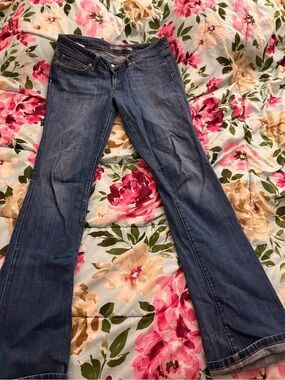 Joe's Jeans Bootcut Jeans in Medium Blue Wash
